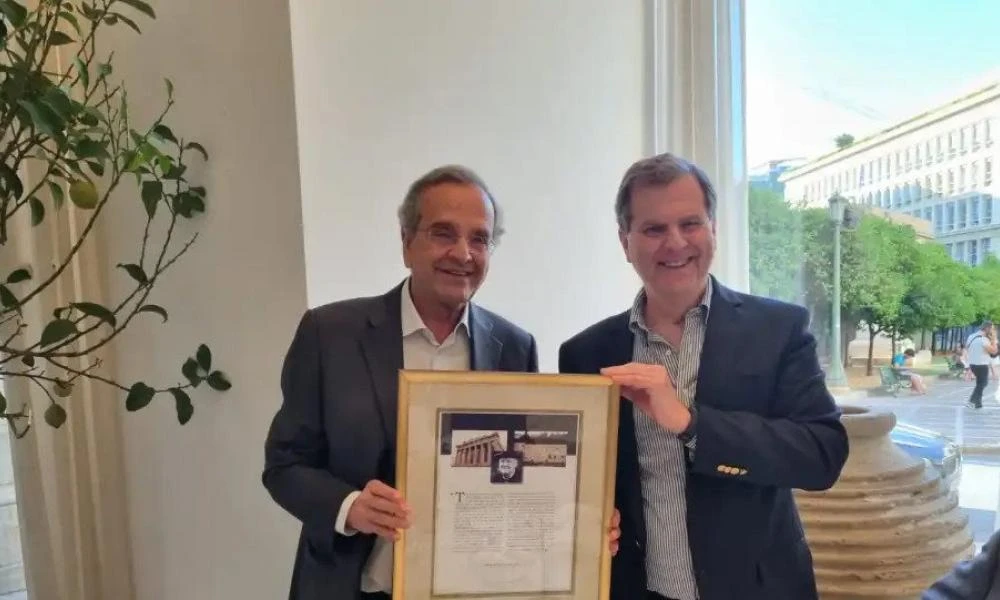 Τιμήθηκε από την American Jewish Committee ο Αντώνης Σαμαράς